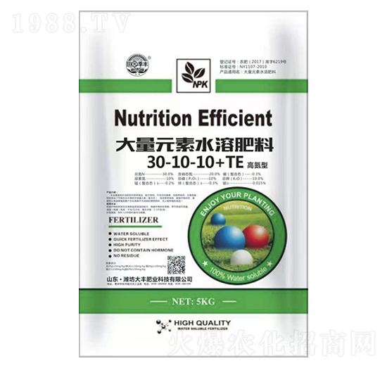 �ߵ��ʹ���Ԫ��ˮ�ܷ�30-10-10+TE-��@���S-���S�ʘI(y��)