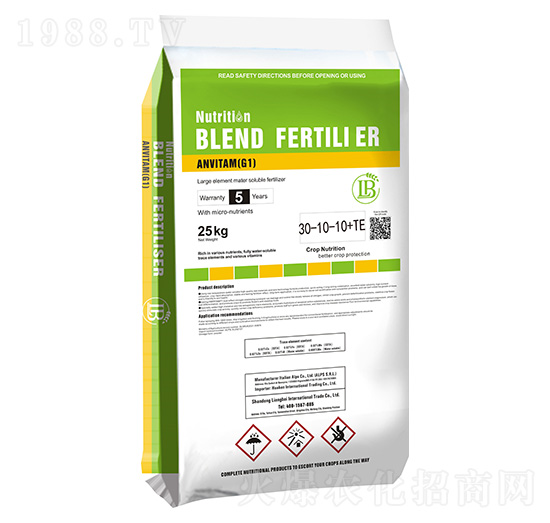 大量元素水溶肥料30-10-10+TE-田博士