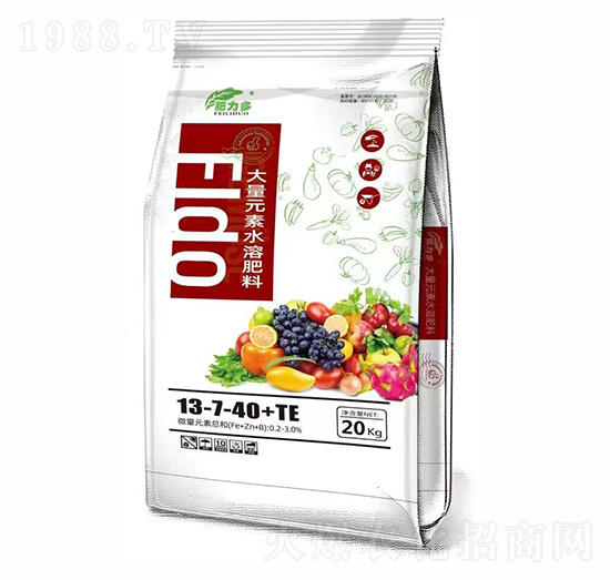 大量元素水溶肥料13-7-40+TE-肥力多-川西興達化工