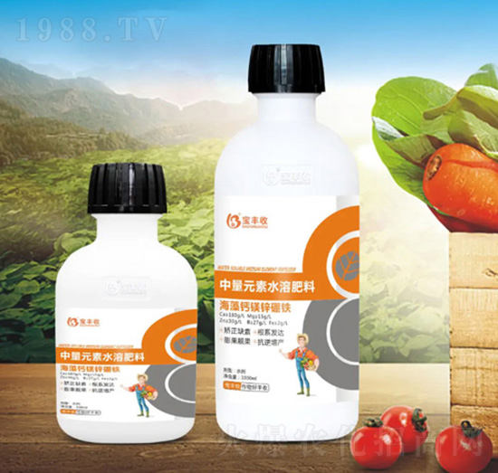 中量元素水溶肥料-海藻鈣鎂鋅硼鐵-寶豐收
