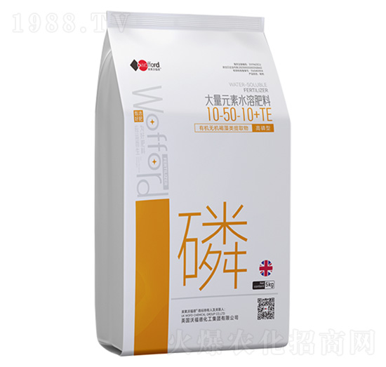 高磷型大量元素水溶肥料10-50-10+TE-沃姆康