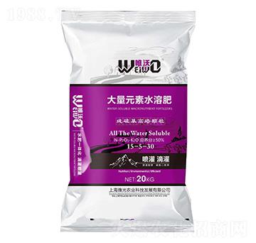 純硫基高塔顆粒大量元素水溶肥15-5-30-唯沃-雅光農業(yè)