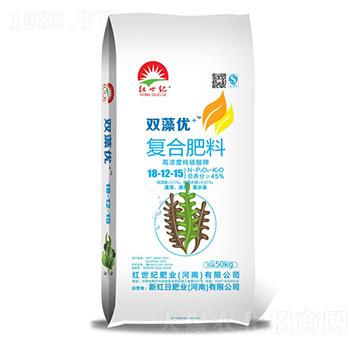 雙藻優(yōu)+復(fù)合肥料18-12-15-紅世紀