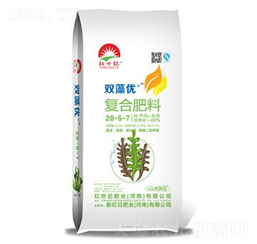 雙藻優(yōu)+復(fù)合肥料28-5-7-紅世紀